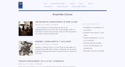 Desktop Screenshot of ensemble-corona.nl