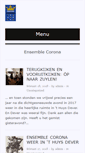 Mobile Screenshot of ensemble-corona.nl