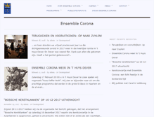 Tablet Screenshot of ensemble-corona.nl